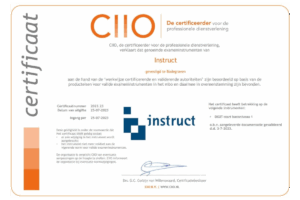 Certificaat voor gevalideerde examens DIGIT-start