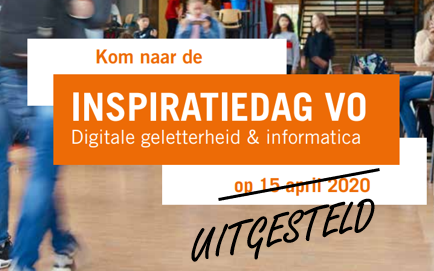 Inspiratiedag vo uitgesteld