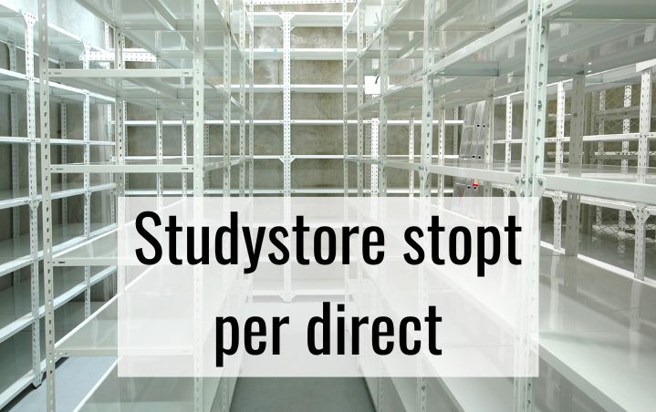 Studystore stopt